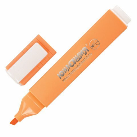 Текстовыделитель "Юнландия", 1-4 мм длина письма, персиковый цвет, 151715