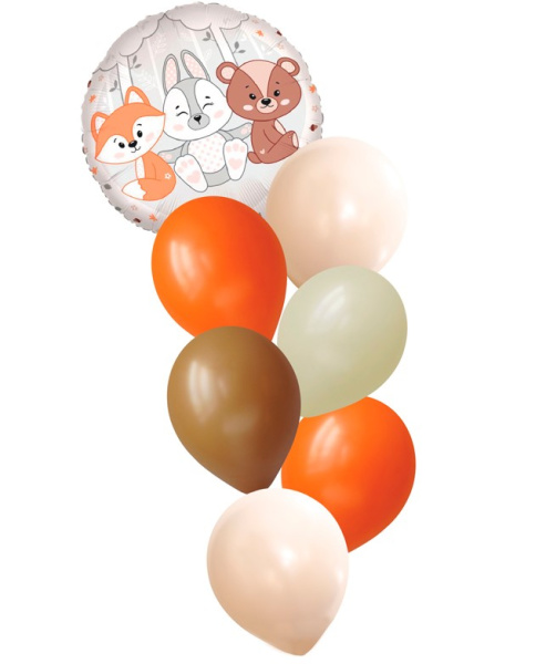Набор шаров 'Волшебный лес, животные' 7 в 1, 763136-N