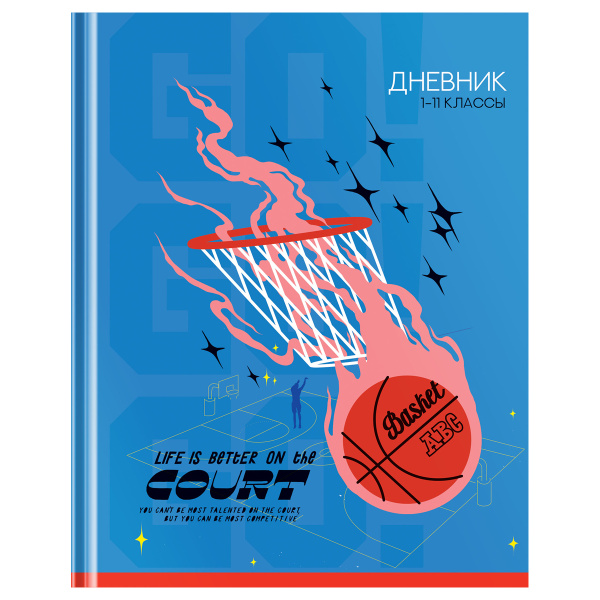 Дневник 1-11 класс, 40л, твердый, BG 'Побеждай', матовая ламинация, выб. лак, 12631