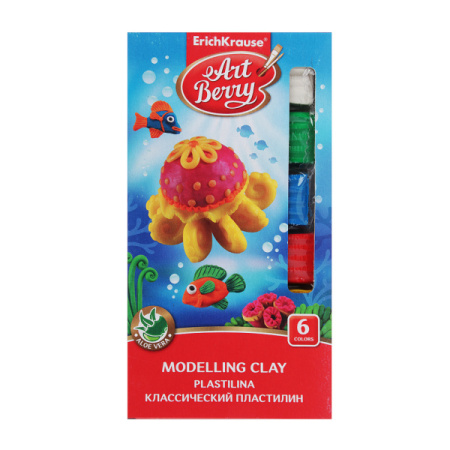 Пластилин Artberry 6 цветов 108 г с алоэ вера 41760