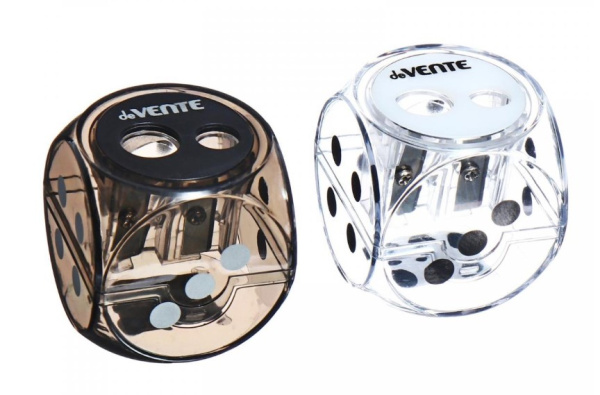 Точилка для карандашей 'deVENTE. Dice' 40x40x40 мм, 2 отверстия, 4071320