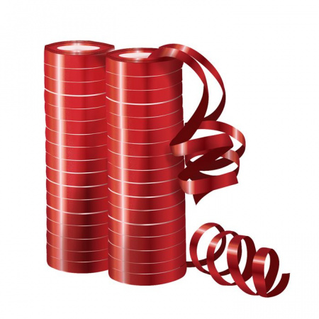 Изображение Серпантин фольгированный Металл Красный 4 м / 2 шт. (36 колец) 417002 от интернет-магазина КИТ